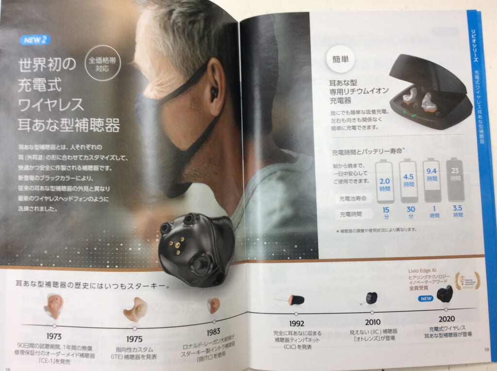 充電式のオーダーメイド耳あな補聴器があるって本当？ | メガネ（めがね・眼鏡）のメガネストアーブログ